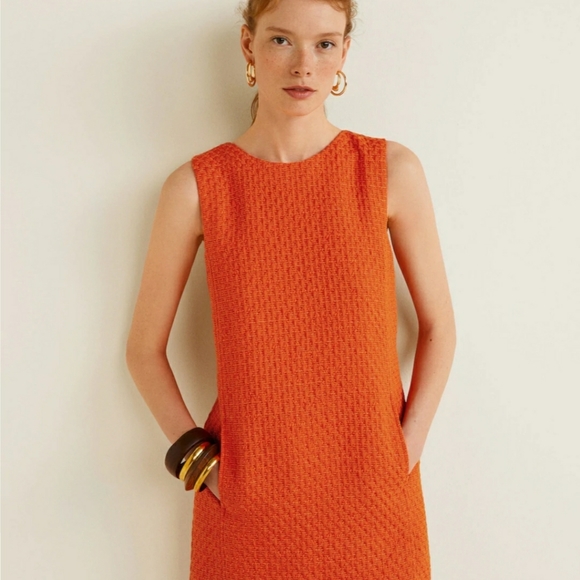 mango tweed dress